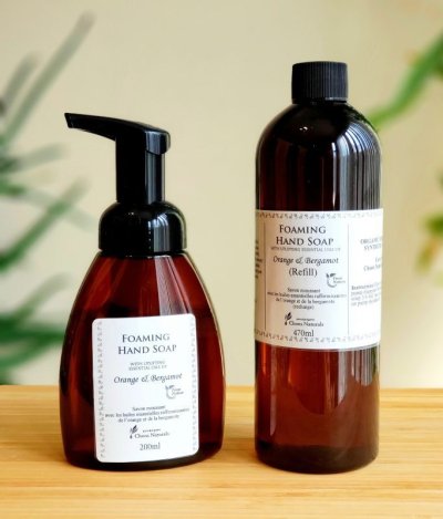 Photo1: (Refill) Orange & Bergamot -Uplifting-  Foaming Hand Soap