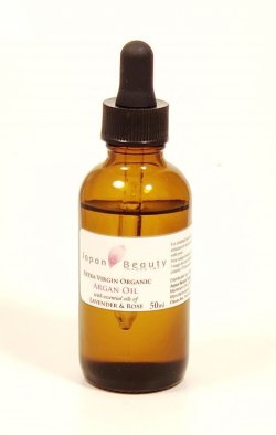Photo1: Argan Oil (Extra Virgin) with Lavender & Rose 50ml