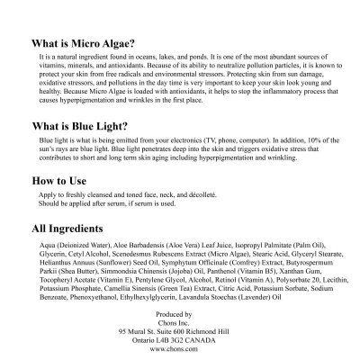 Photo3: 【$8 OFF!!】Multi-Defence Antioxidant Day Cream with Micro Algae and Vitamin A, B5, E ($49.80→$41.80)
