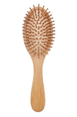 Photo1: Bamboo Hair Brush (for healthier hair & scalp)