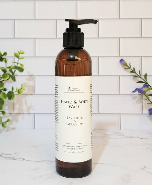 Photo1: Lavender & Geranium Hand & Body Wash (1)