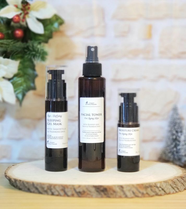 Organic Skin Care Set for Dry Skin ($82.50 value) 